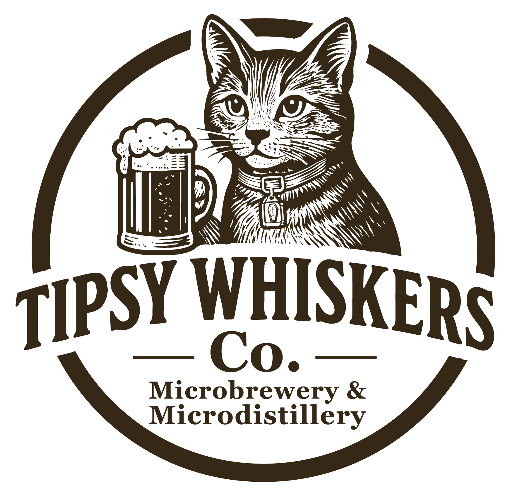 Tipsy Whiskers Co. Logo
